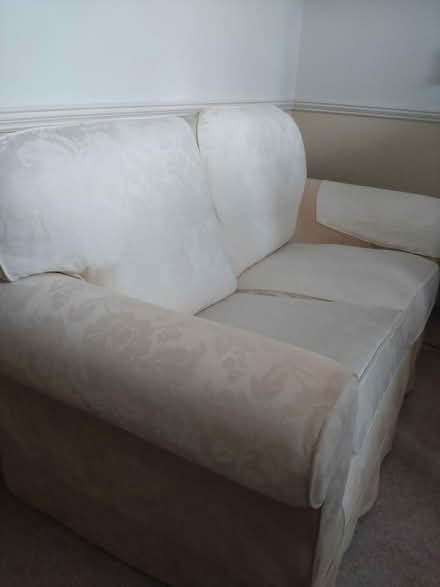 Photo of free Cream sofa - 2 seater (Wokingham RG41) #3