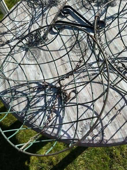 Photo of free Six hanging baskets with chains (West Oxfordshire OX28) #2