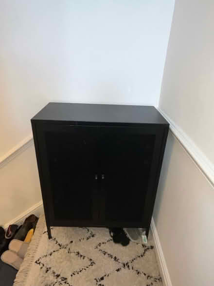 Photo of free Black metal cabinet (Stamford Hill N16) #1