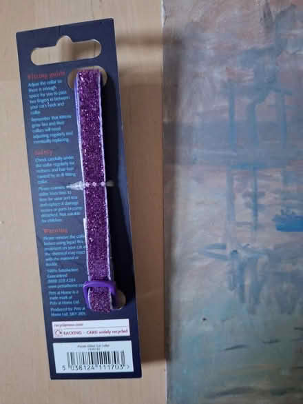 Photo of free Glittery cat collar with bell (Walkley S6) #2