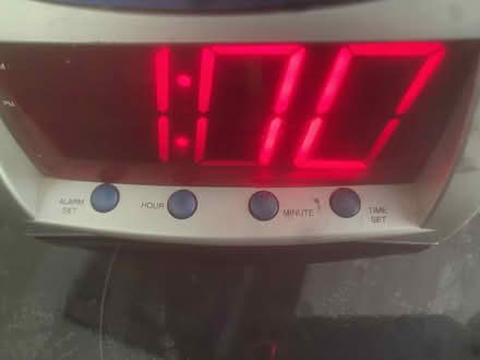 Photo of free Mains bedside large LED alarm clock (Batheaston) #3