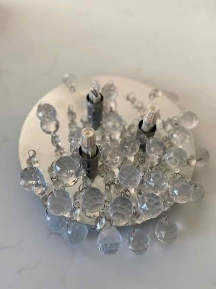 Photo of free Chrome / crystal type ceiling light (Gloucester GL2) #3