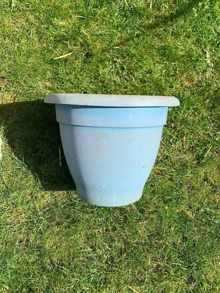 Photo of free Big blue plastic garden pot (Colwall Stone WR13) #1