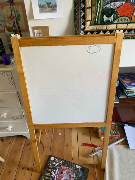 Photo of free IKEA white and black board (Ladywell) #3