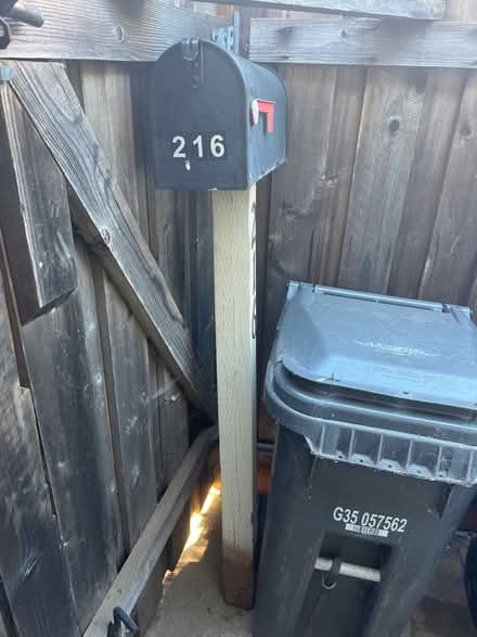 Photo of free Mailbox on post (Aptos - Trout Gulch) #1