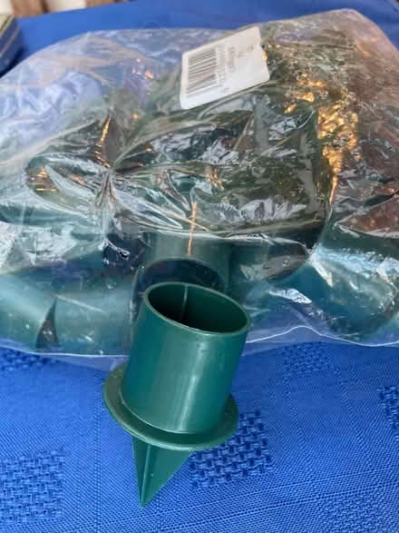 Photo of free Bag of green plastic candle holders for flower arranging etc (Bilton CV22) #2