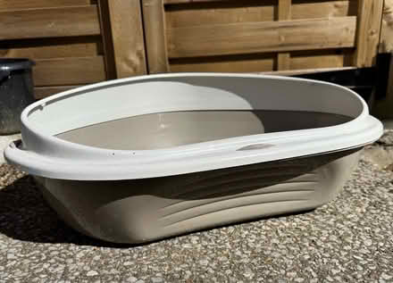 Photo of free Deep corner cat litter tray (Greenhill S8) #1