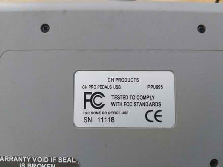 Photo of free CH Pro Pedals - USB Flight Sim Rudder (Carterton OX18) #2