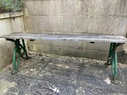 Photo of free Cast iron park bench based (Lower Weston BA1) #2