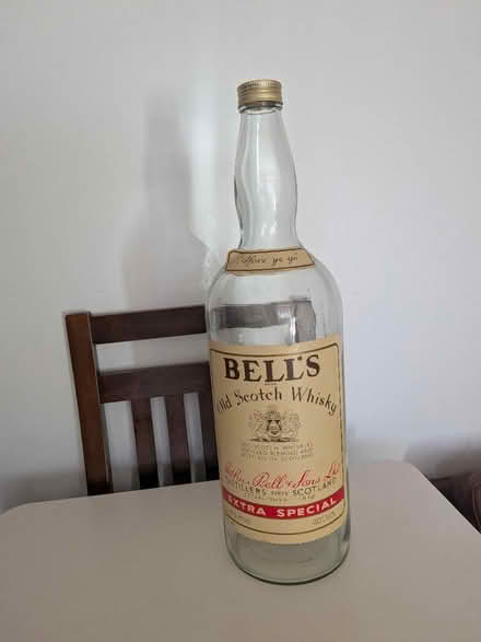 Photo of free 4.5L Bells Whiskey Bottle (Kiveton Park, S26) #1