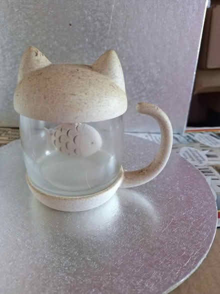 Photo of free Cat-shaped mug with fish infuser (Walkley S6) #2