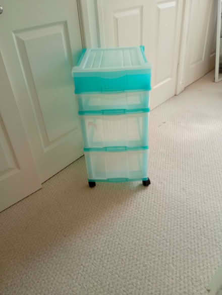 Photo of free Plastic storage with 3 drawers (Saltney CH4) #1