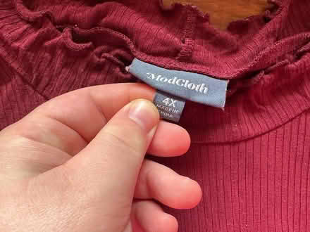 Photo of free 4X Red Sweater (Bath Beach, Brooklyn) #2