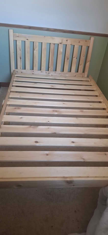 Photo of free Wooden double bed frame (Central Lancaster LA1) #1