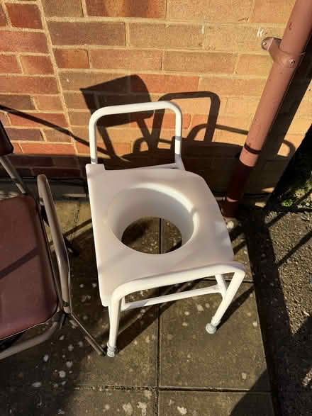 Photo of free Disabled toilet chair and crotches (Exeter area NN18) #3