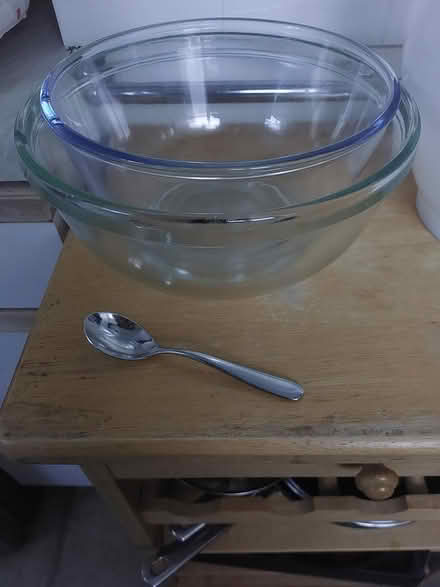 Photo of free Glass mixing bowls (Sutton in Craven) #1