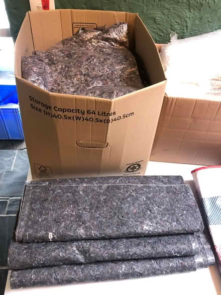 Photo of free Packing boxes, bubble wrap & removal packing blankets (Trefor LL54) #2