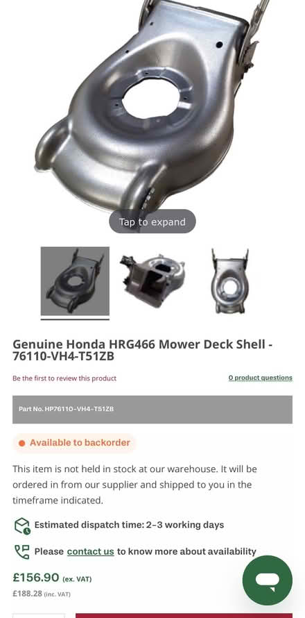 Photo of free Lawn Mower (needs attention) (Gressingham LA2) #3