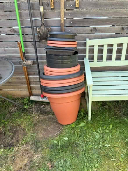Photo of free Various Size Plastic Plants Pots (Cuxton) #1