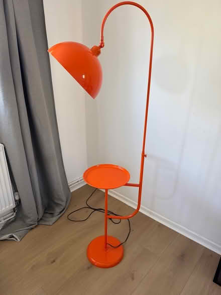 Photo of free Orange metal floor lamp (N10 1AS) #1