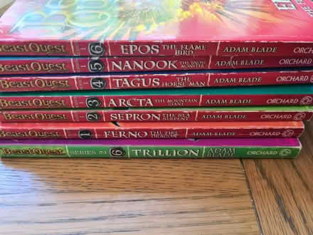 Photo of free 7 Beast Quest Books (Mongewell, Wallingford) #2