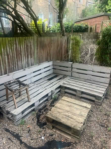Photo of free Garden pallet furniture (Hammersmith W14) #1