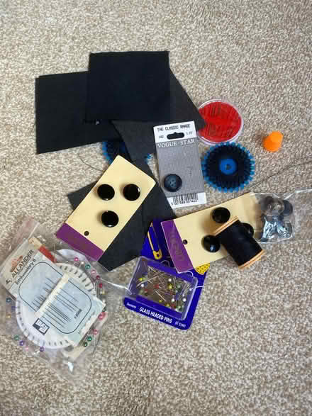 Photo of free Sewing items, patches and pins (WR15 Leigh Sinton) #1