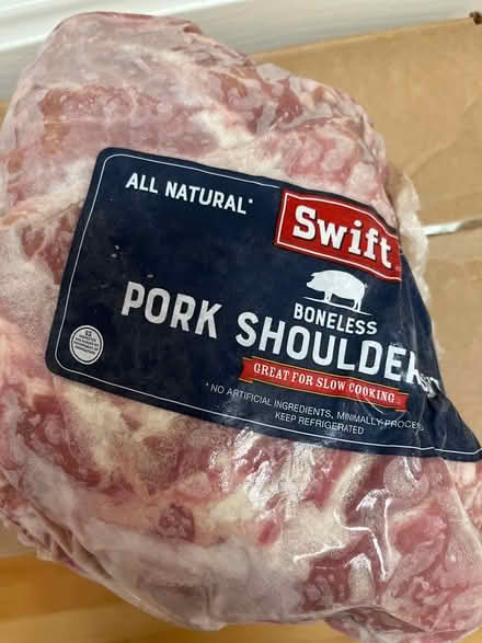 Photo of free Frozen pork shoulder (Saratoga downtown) #1