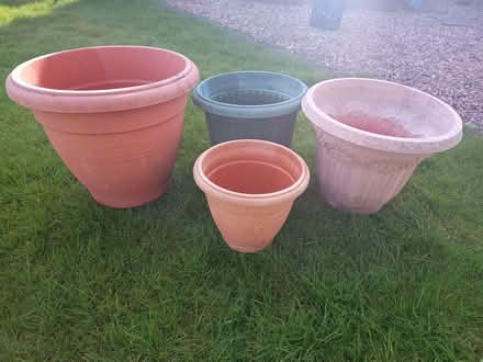 Photo of free 4 garden pots (Netherfield, Kendal LA9) #1