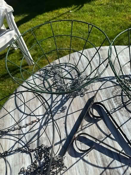 Photo of free Six hanging baskets with chains (West Oxfordshire OX28) #4