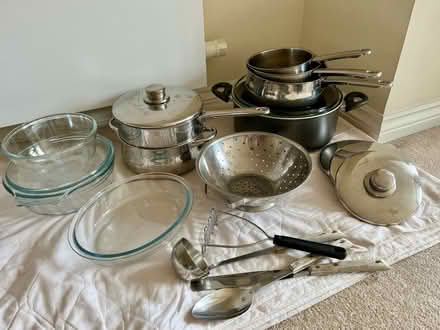 Photo of free Kitchen starter - pans Pyrex etc (Waterlooville PO7) #1