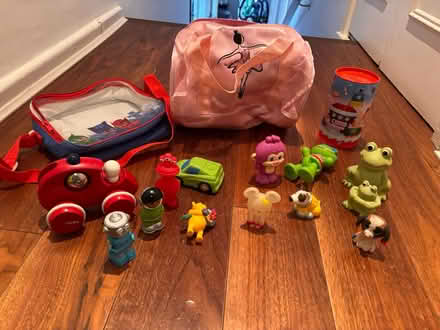 Photo of free Toddler figurines and bags (NW8 St Edmunds Terrace) #1