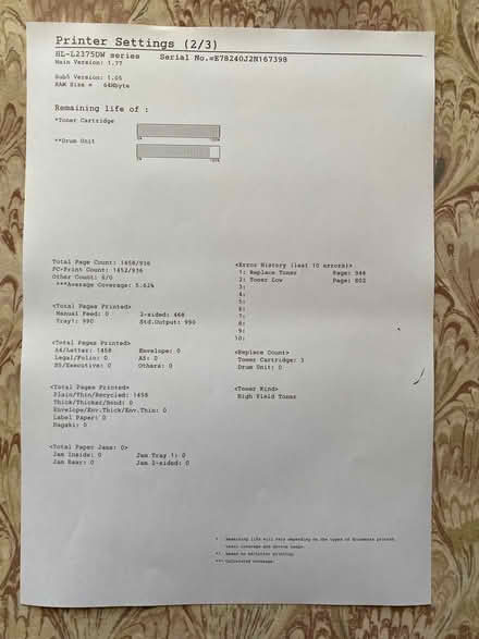 Photo of free Black & white A4 laser printer (Patcham BN1) #4