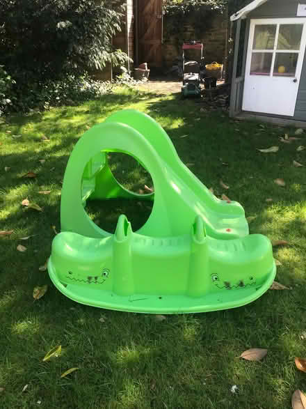 Photo of free Toddler sized slide and rocking crocodile (Surbiton KT6) #1
