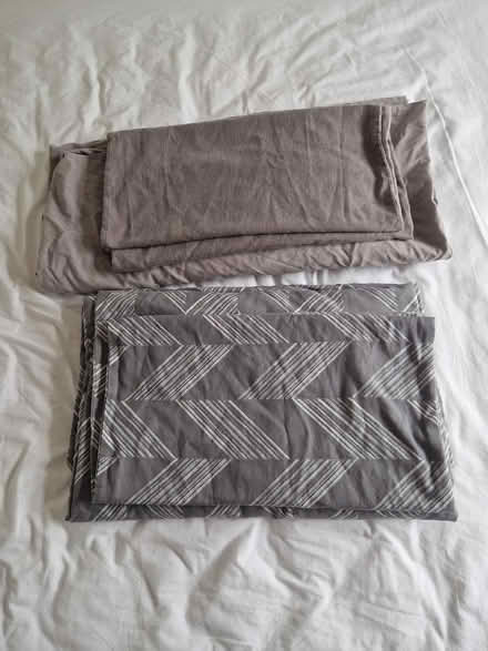 Photo of free Gray bedsheets (barrack street) #1