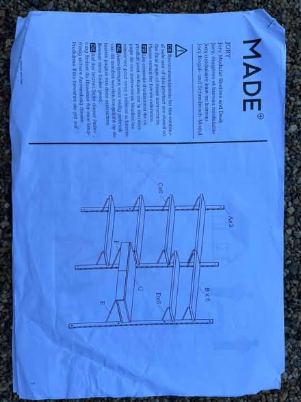 Photo of free MADE wall-mounted desk and shelving (Fordwich SG14) #2