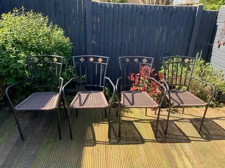 Photo of free Garden chairs (West Molesey.) #1
