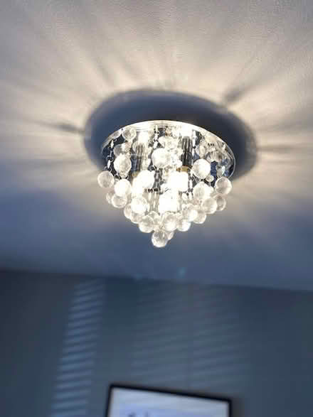 Photo of free Chrome / crystal type ceiling light (Gloucester GL2) #1