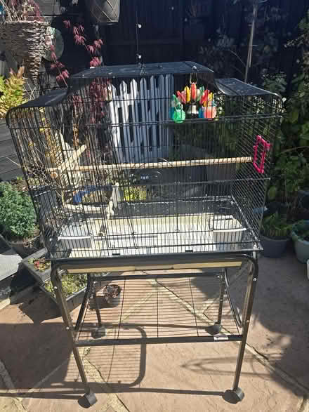 Photo of free Bird Cage with stand on wheels (Christchurch bh23) #4