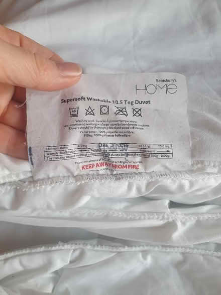 Photo of free Two double duvets (Woodseats S8) #3