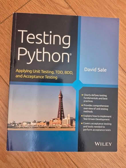 Photo of free Book: Testing Python (Friern Barnet N11) #1
