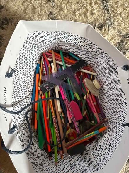 Photo of free Rulers, rubbers, pens and pencils. (Arle GL51) #1
