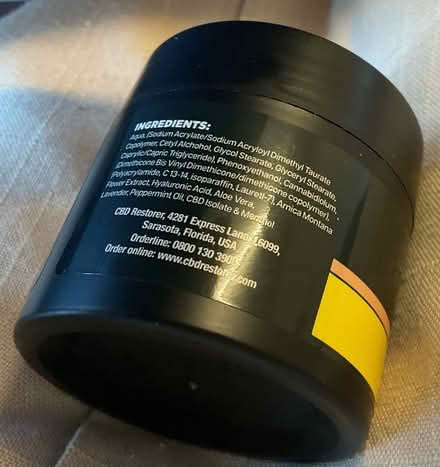 Photo of free CBD Restorer joint and muscle Cream (AB15) #2
