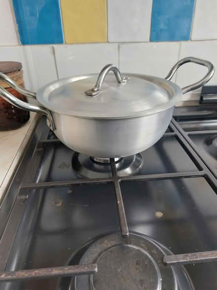 Photo of free Cooking pot with lid (Sutton in Craven) #1