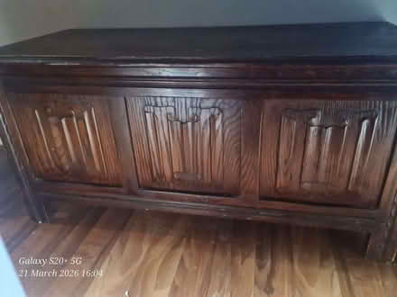 Photo of free Oak Blanket box (West Oxfordshire OX28) #2