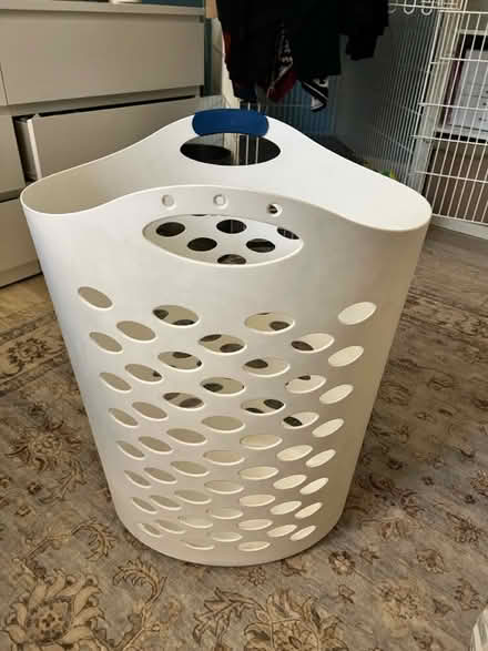 Photo of free Rubbermaid laundry basket (N. Stamford) #1