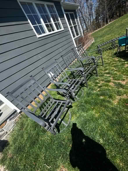 Photo of free Outdoor wrought iron chairs (Ambler) #1