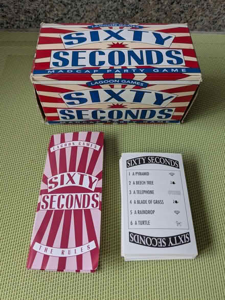 Photo of free Sixty Seconds Game (Beulah Hill SE19) #1