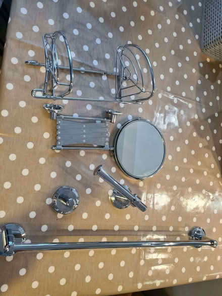 Photo of free Chrome bathroom accessories (Rishworth HX6) #2