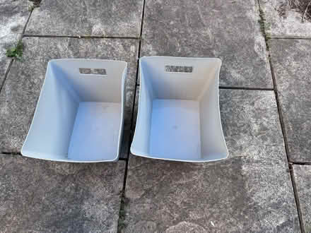 Photo of free Two plastic storage tubs (Caerphilly CF83) #2